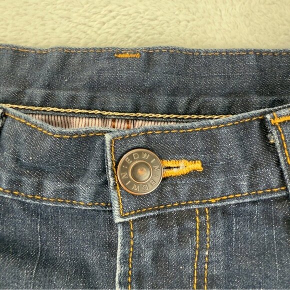 Edwin Japanese Denim Jeans Men's Size 31x28 Dark Blue - Picture 11 of 13